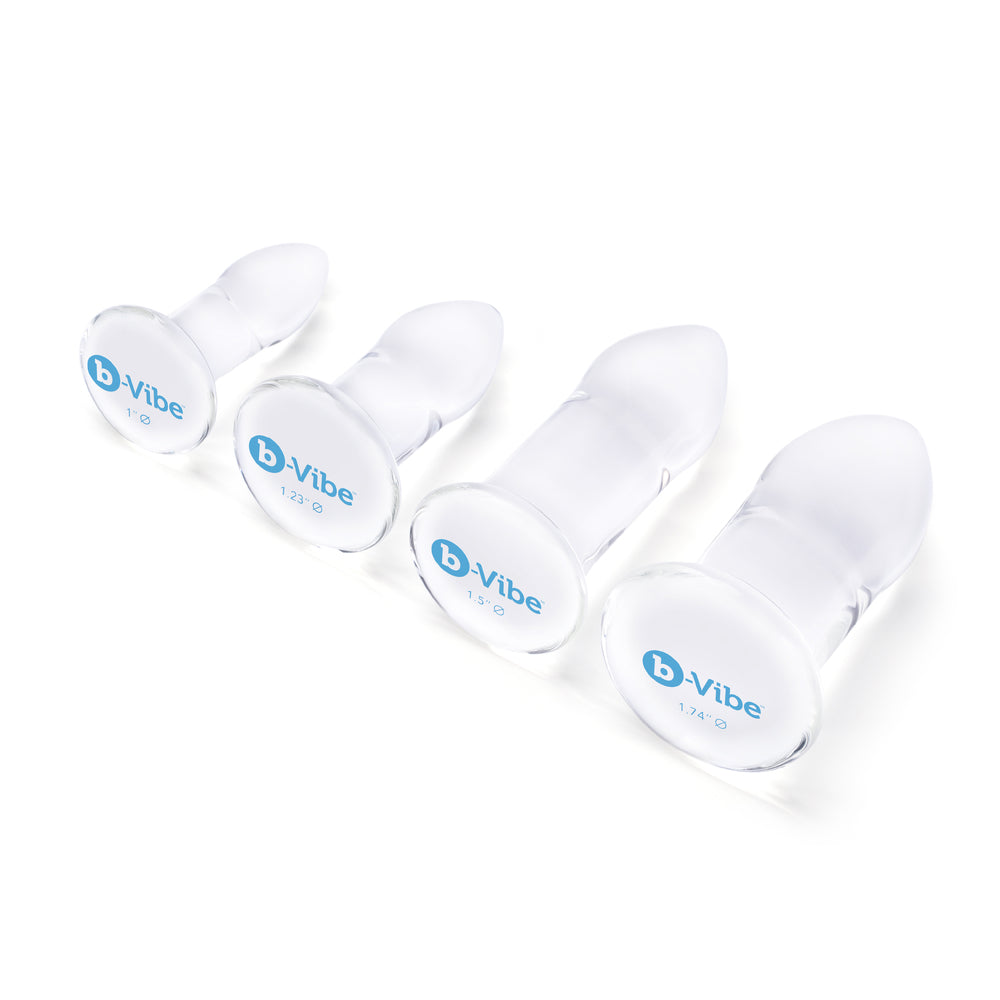 bVibe Anal Dilators Set|Side View|"dilator design-side view"|