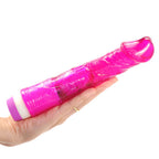 Waves Of Pleasure Flexible Penis Shaped Vibrator|Front View|"flexible design - front view"
