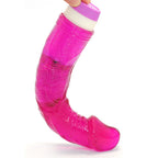 Waves Of Pleasure Flexible Penis Shaped Vibrator|Detail View|"surface detail - detail view"