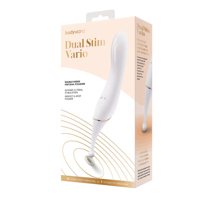 Bodywand Dual Stim Vario Clit Stimulator|Kit View|"Complete pleasure system - kit view"