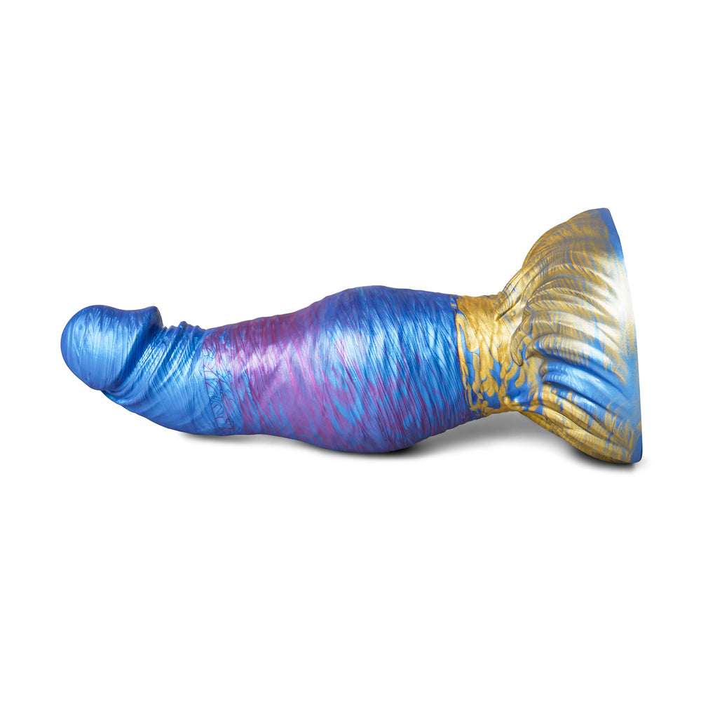 Alien Dildo with Suction Cup Type I|Side View|"alien suction dildo - side view"