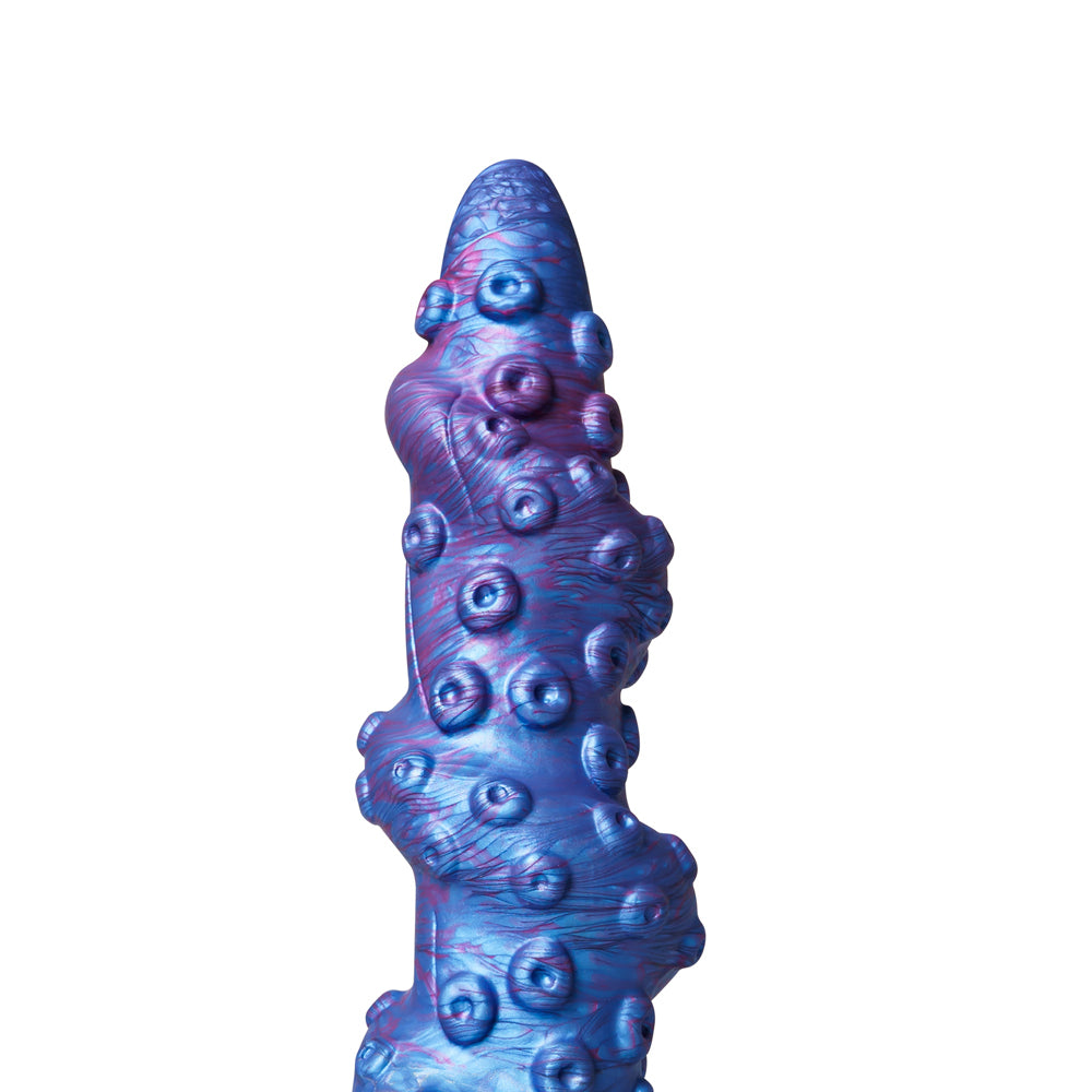 Alien Dildo with Suction Cup Type III|Back View|"alien suction dildo - back view"