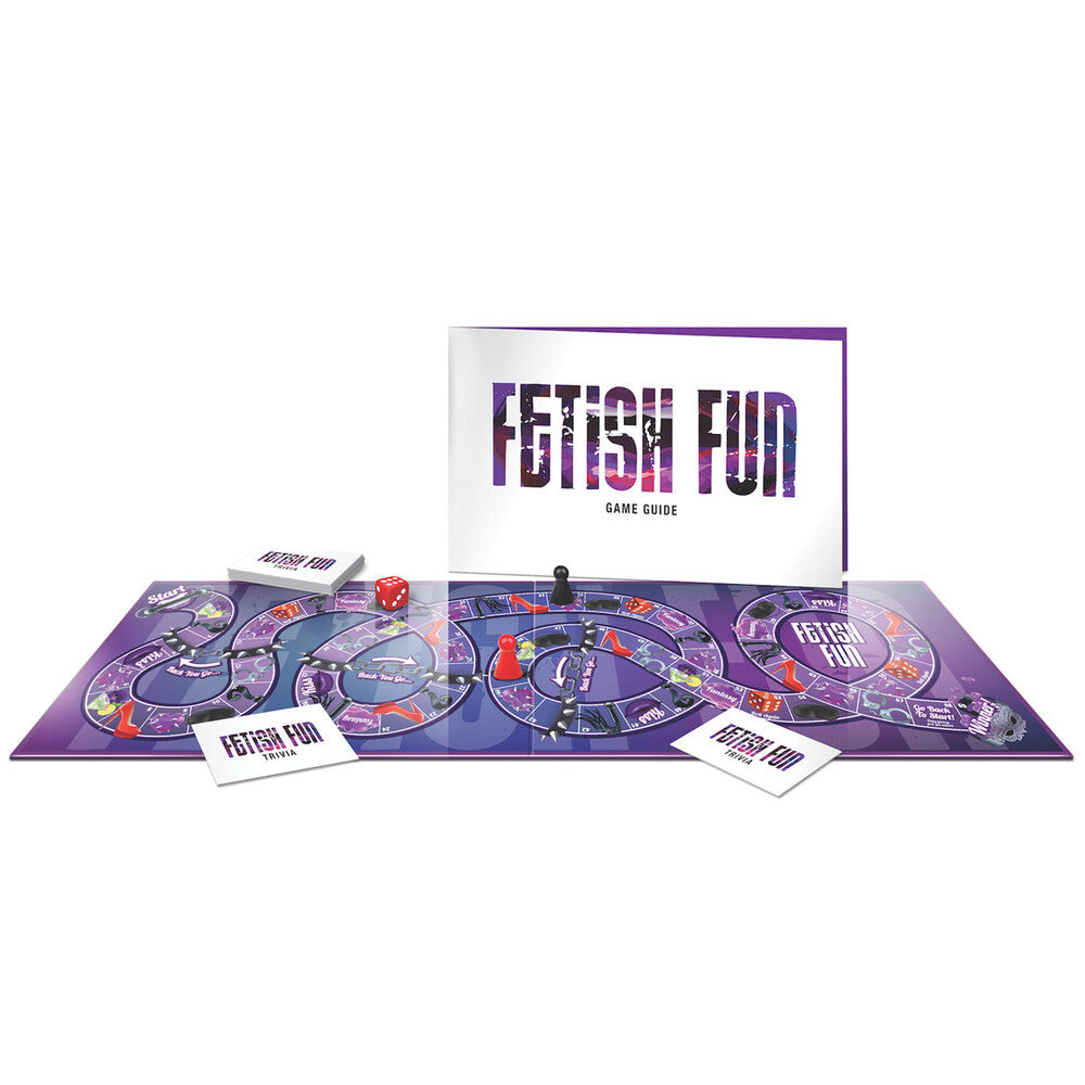 Fetish Fun Board Game|Front View|"fetish board game - front view"