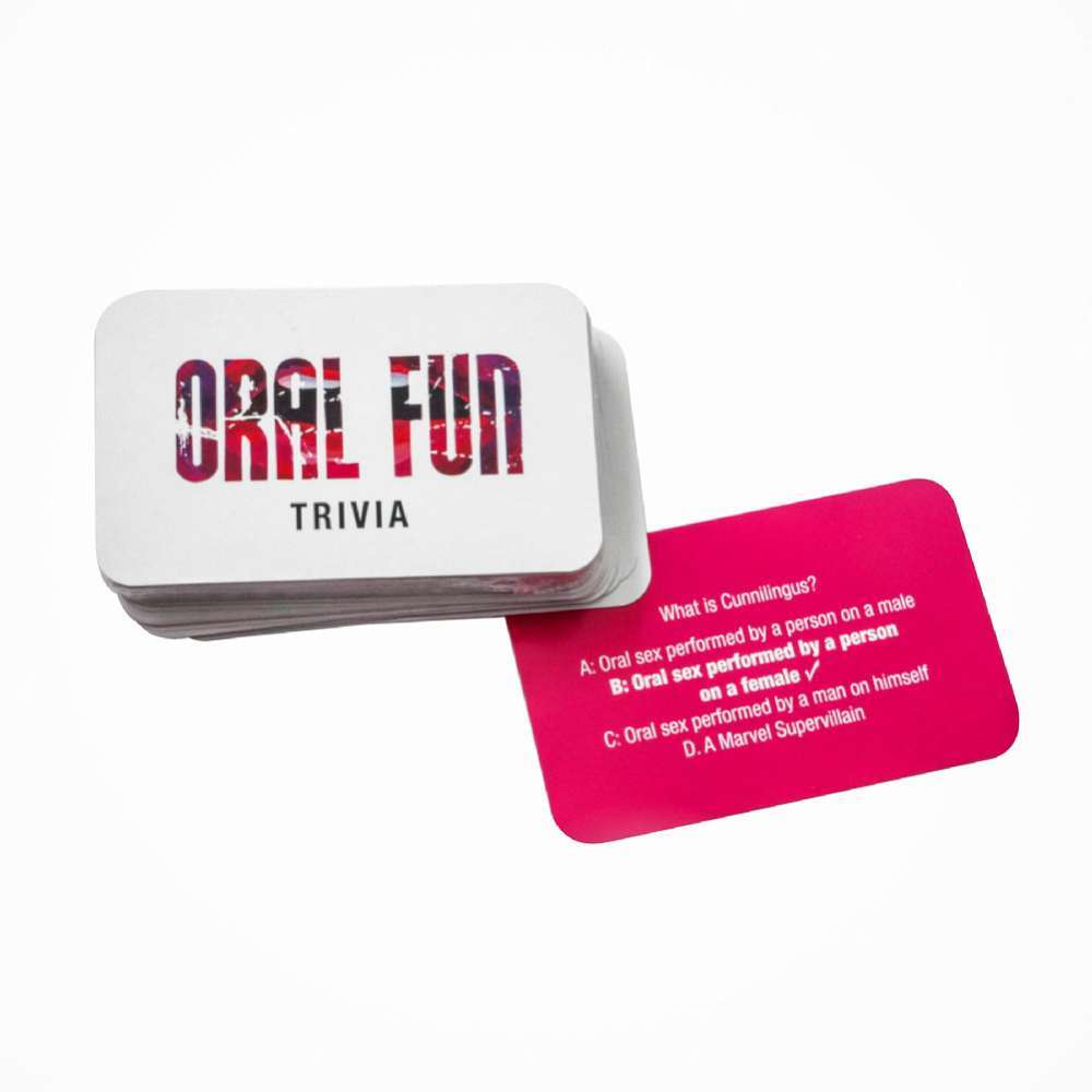 Oral Fun Board Game|Back View|"adult board game - back view"