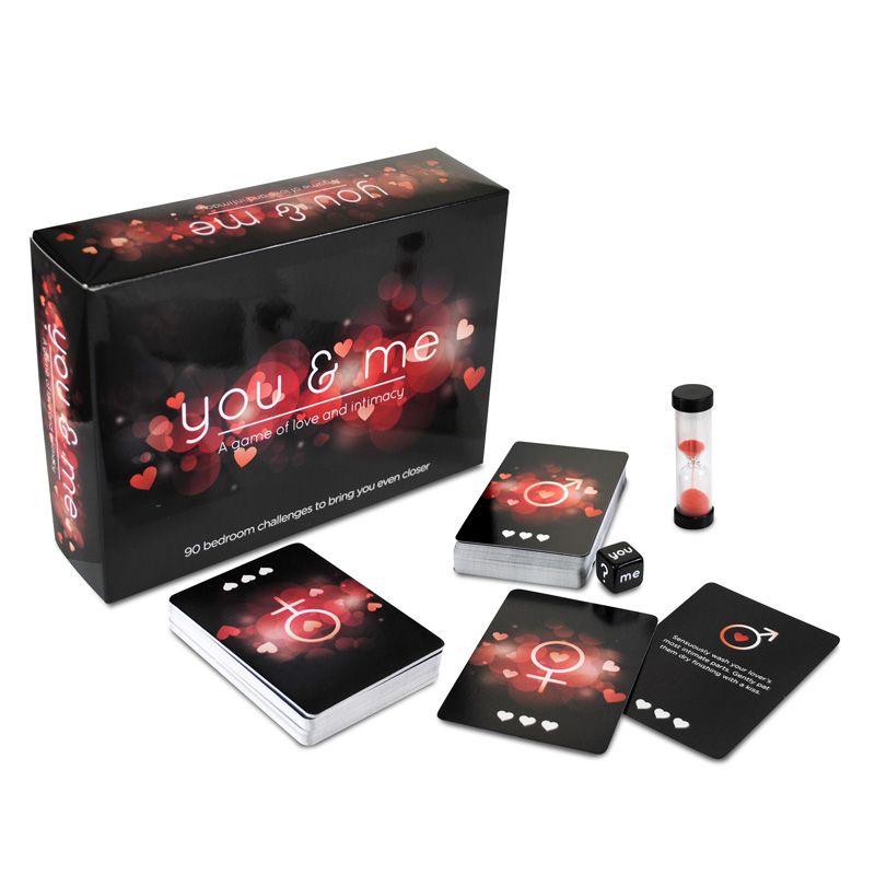 You And Me Game|Front View|"couples board game - front view"