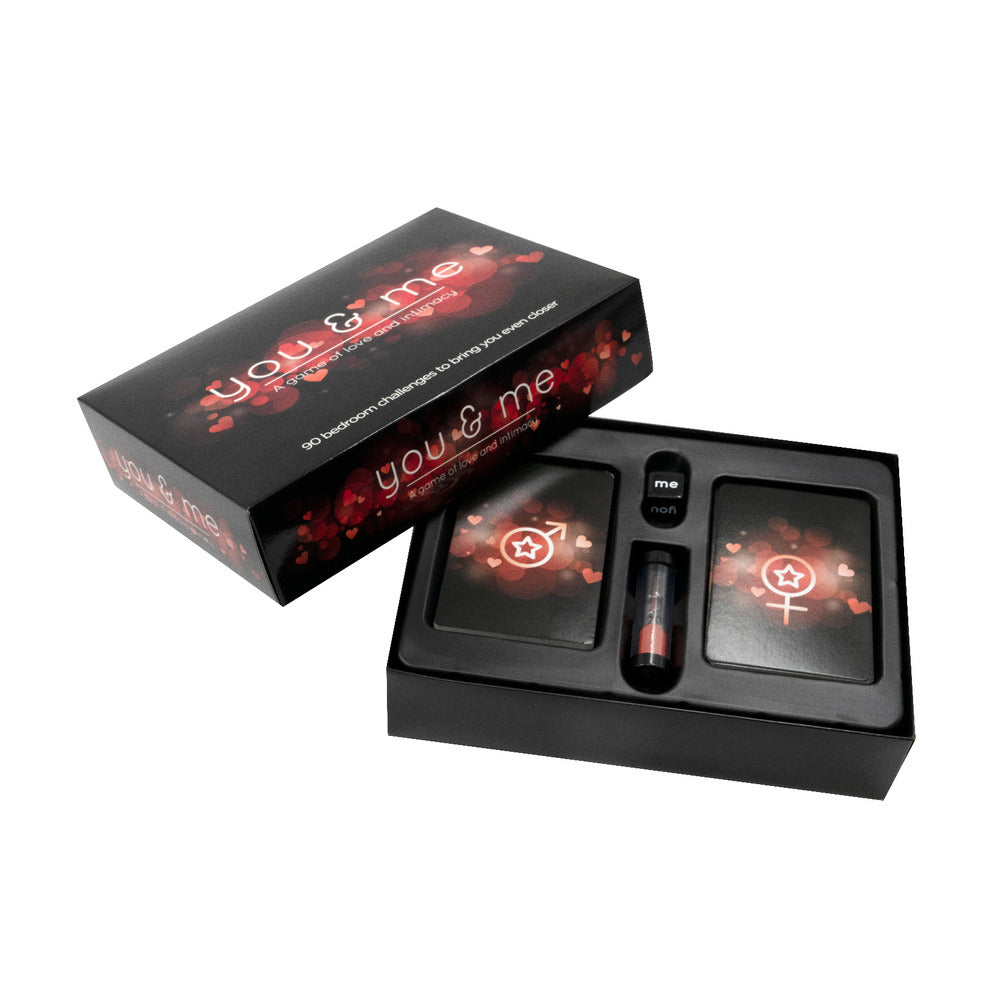 You And Me Game|Detail View|"couples board game - detail view"