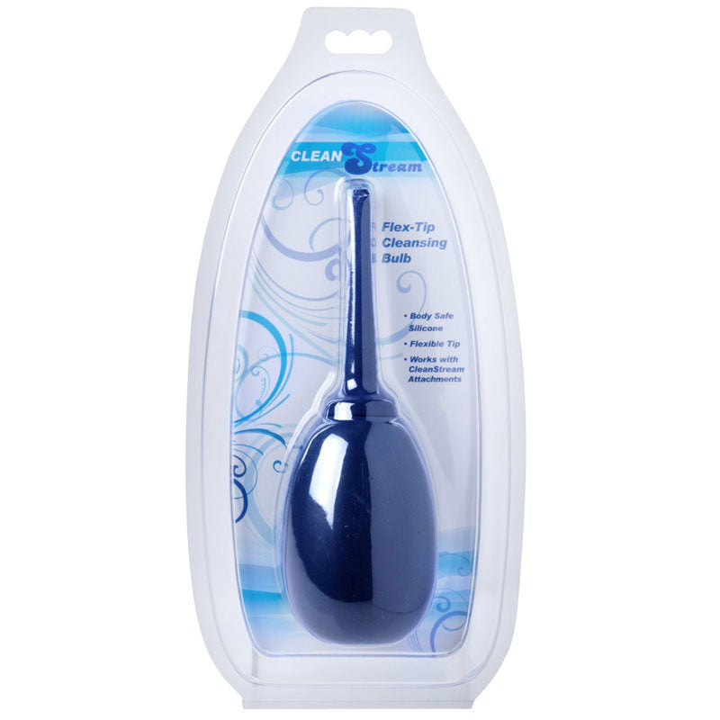 Clean Stream Flex Tip Cleansing Bulb|Side View|"bulb detail-side view adult toys direct"|