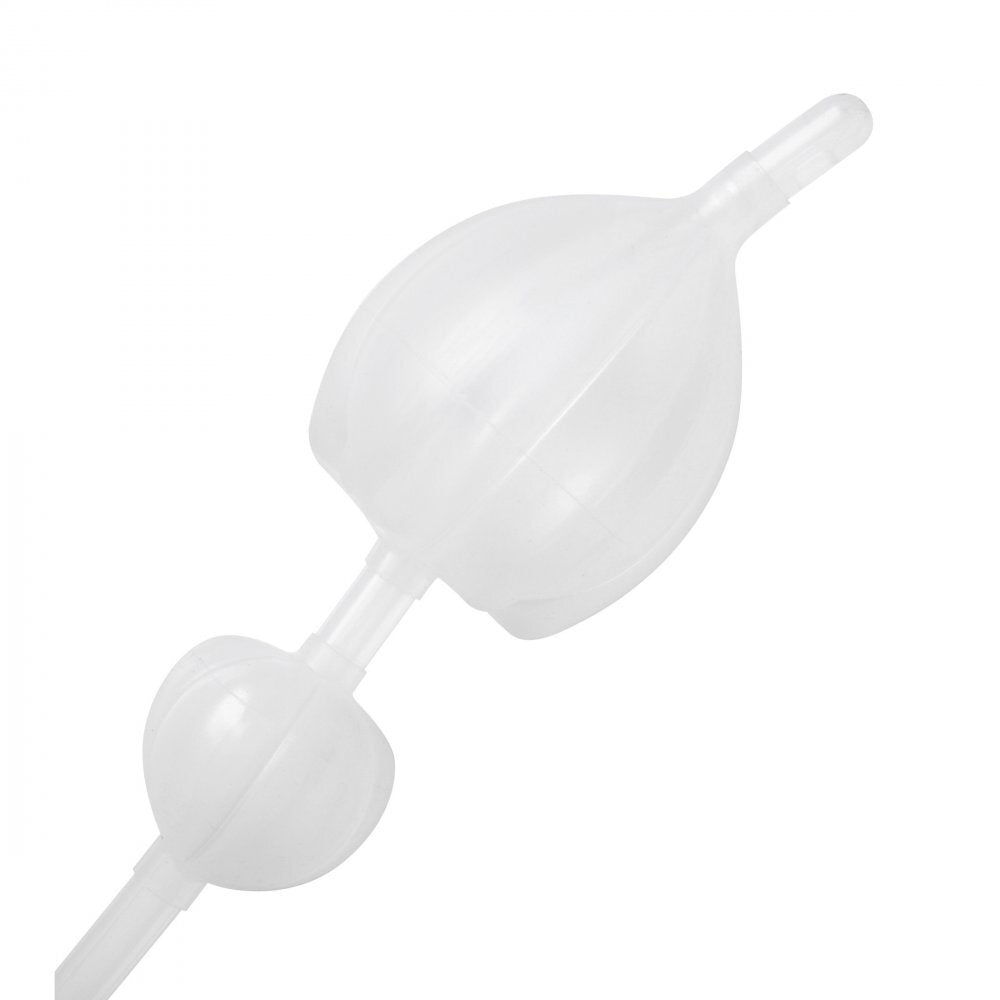 Clean Stream Silicone Inflatable Double Bulb Enema System|Back View|"inflation system-back view adult toys direct"|