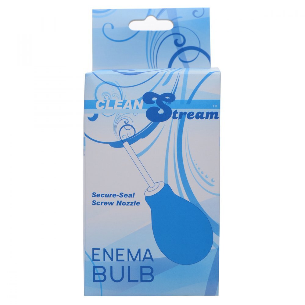 Clean Stream Enema Bulb|Back View|"nozzle system-back view adult toys direct"|