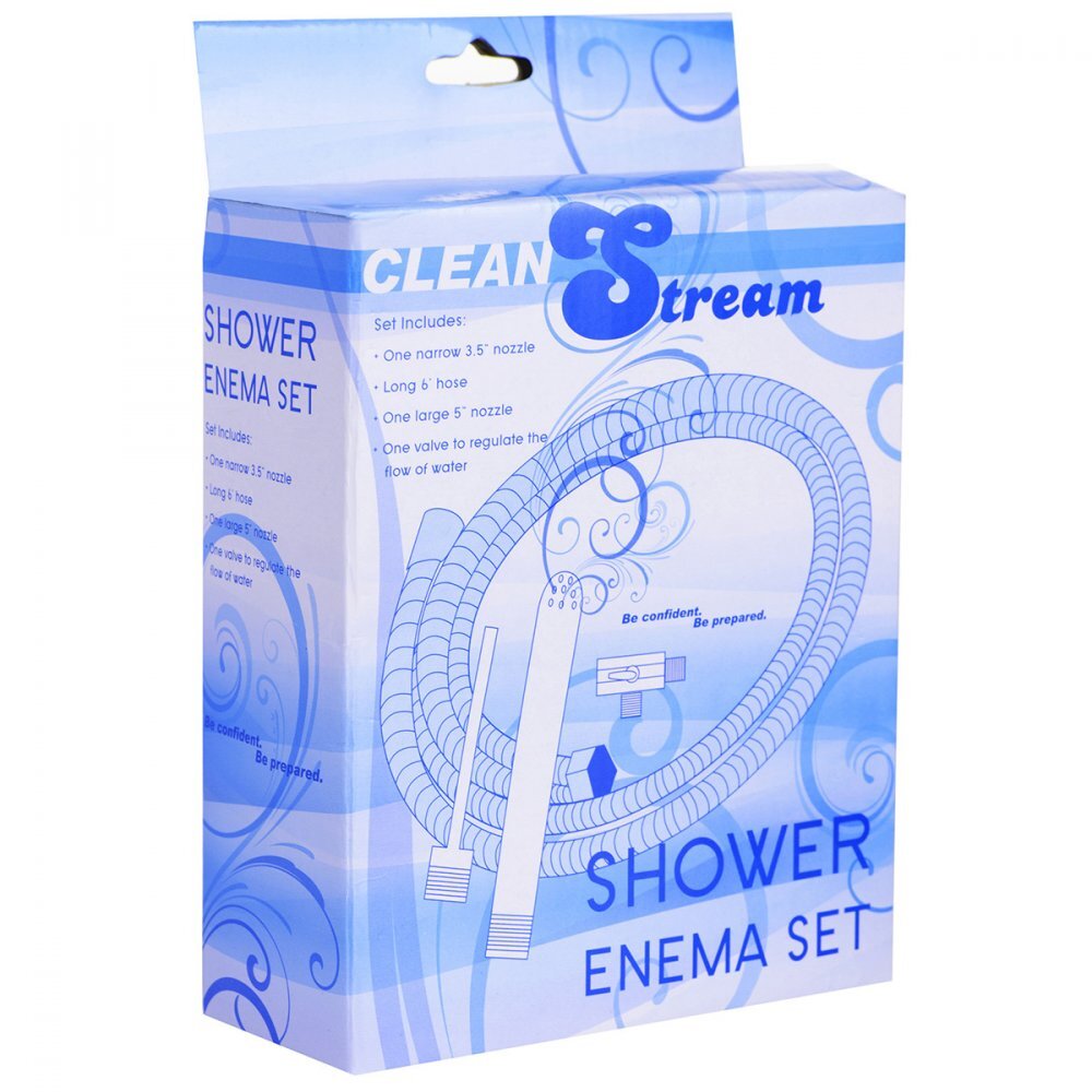 Clean Stream Shower Enema Set|Detail View|"usage features-detail view adult toys direct"|