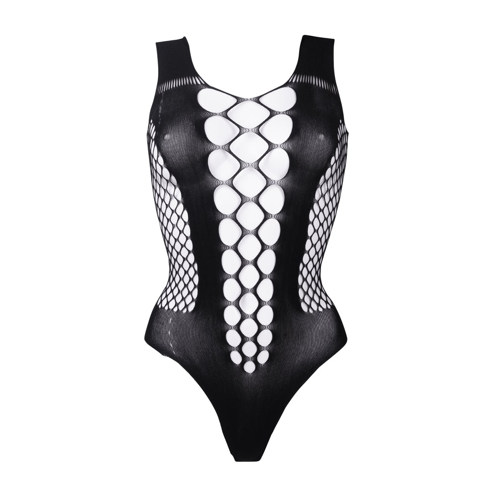 Le Desir Contrast Fence Net Teddy UK 6 to 14|Back View|"fence net teddy - back view"