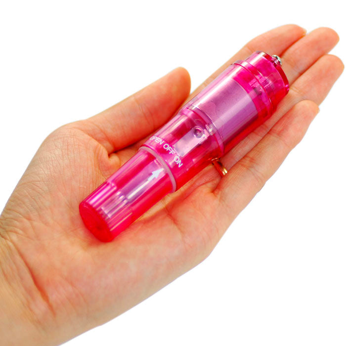 Pink-Powerful-Pocket-Mini-Vibrator|Detail View|"easy control interface-detail view"