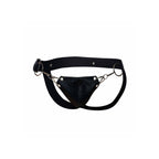 Male Basics Eroticwear DNGEON Basics Snap Jockstrap|Set View|"complete jockstrap set-set view"|