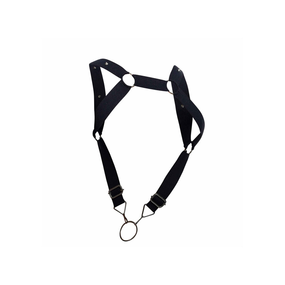 Male Basics Dngeon Straight Back Harness With Cock Ring|Set View|"complete set-set view"|