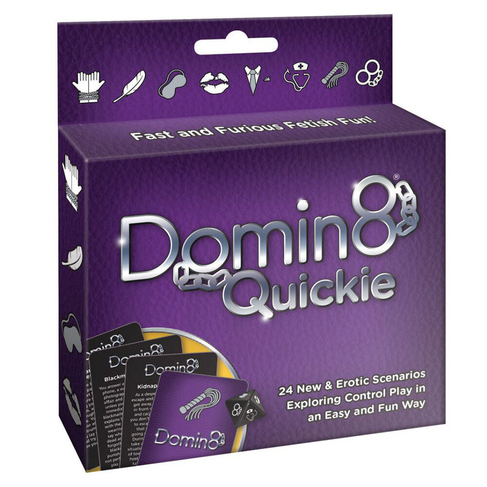 Domin8 Quickie Card Game|Front View|"quick card game - front view"