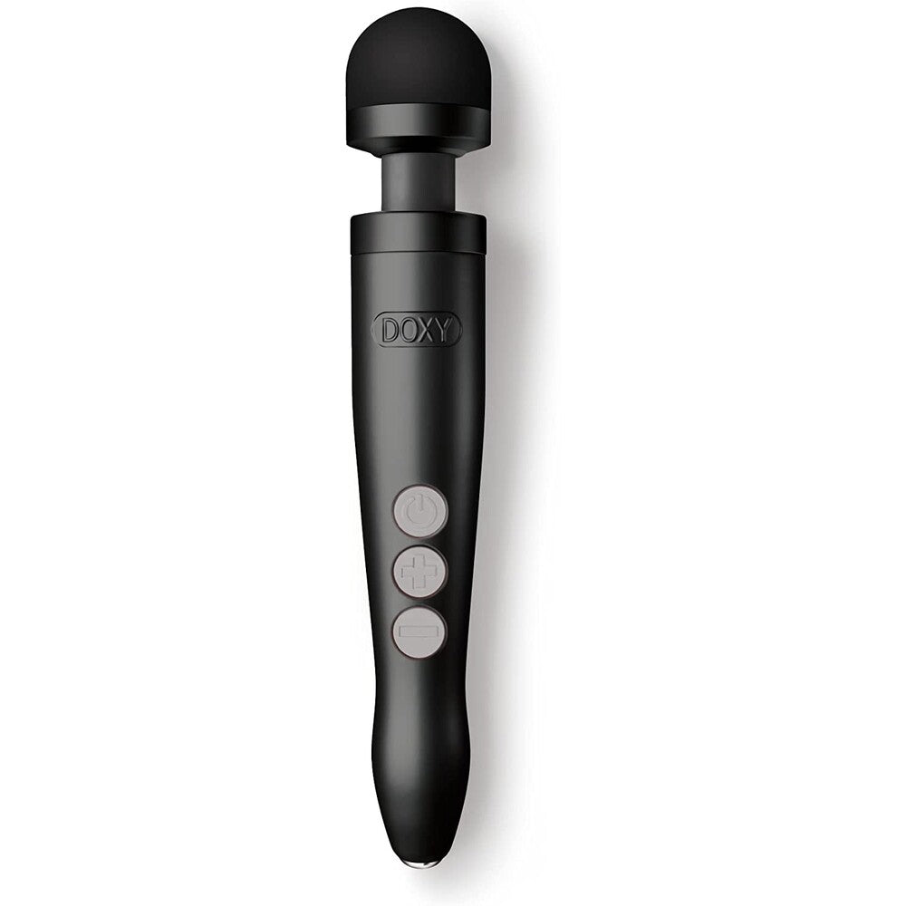 Doxy Die Cast 3 Rechargeable Wand Matte Black | Main | "premium die cast massage wand - main view"