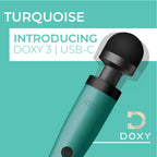 Doxy Wand 3 Turquoise USB Powered | Package | "complete usb kit - package view"
