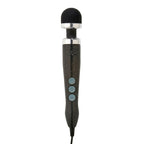 Doxy Wand Massager Number 3 Disco Black|Front|"disco black wand massager - front view"
