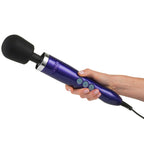 Doxy Die Cast Wand Massager PURPLE UK Plug | Detail | "die cast wand control interface - detail view"