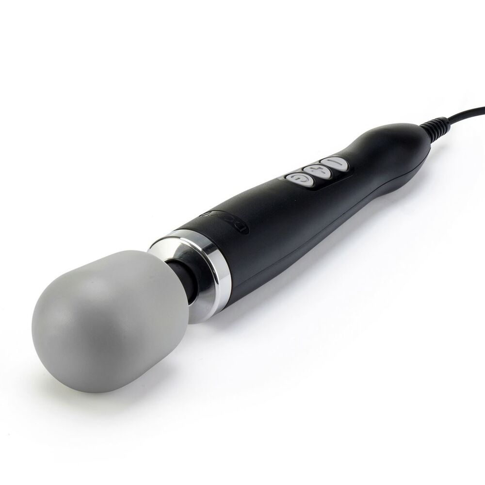 Doxy Wand Massager Black | Angle | "classic design - angle view"