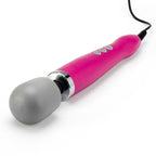 Doxy Wand Massager Pink | Angle | "pink design features - angle view"