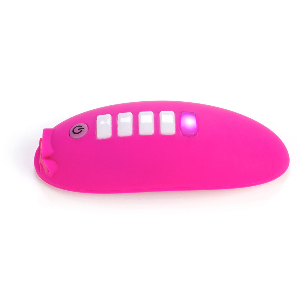OhMiBod Remote Control Lightshow Vibrator|Front View|"Lightshow vibrator - front view"