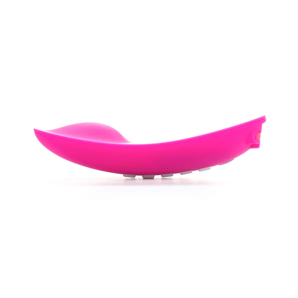 OhMiBod Remote Control Lightshow Vibrator|Side View|"Premium pleasure device - side view"