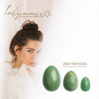 La-Gemmes-Yoni-Egg-Set-Jade|Detail View|"natural features-detail view"