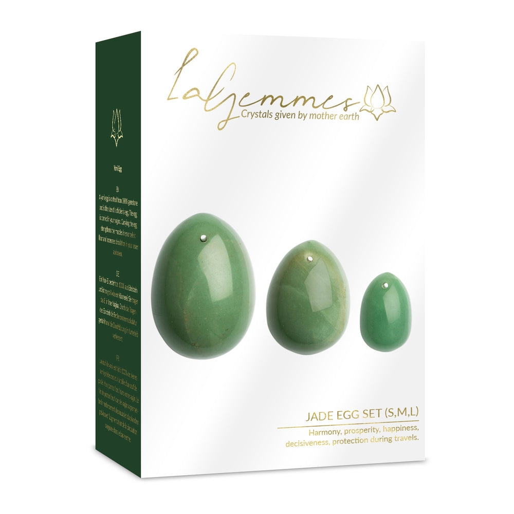 La-Gemmes-Yoni-Egg-Set-Jade|Kit View|"complete egg set-kit view"