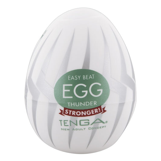 Tenga Thunder Egg Masturbator|Front View|"thunder design - front view"