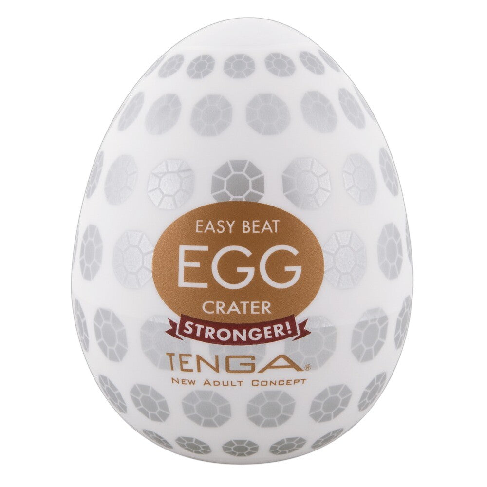 Tenga Crater Egg Masturbator|Front View|"crater design - front view"