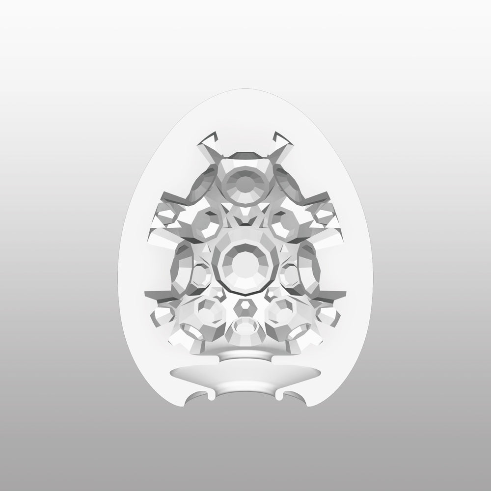 Tenga Crater Egg Masturbator|Side View|"egg detail - side view"