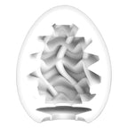 Tenga Wavy 2 Egg Masturbator|Side View|"egg detail - side view"