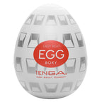 Tenga Boxy Egg Masturbator|Front View|"boxy design - front view"