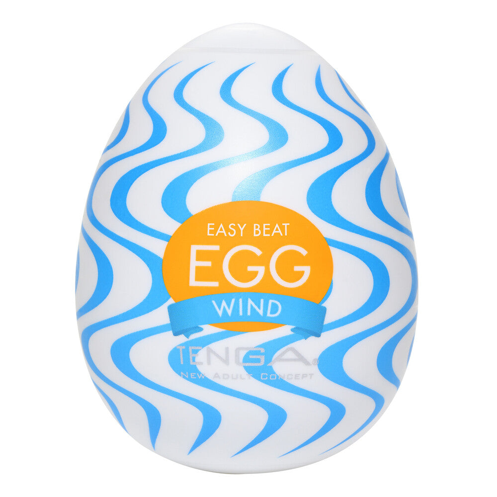 Tenga Wind Egg Masturbator|Front View|"wind design - front view"