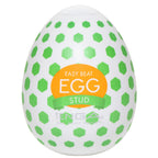 Tenga Stud Egg Masturbator|Front View|"stud design - front view"