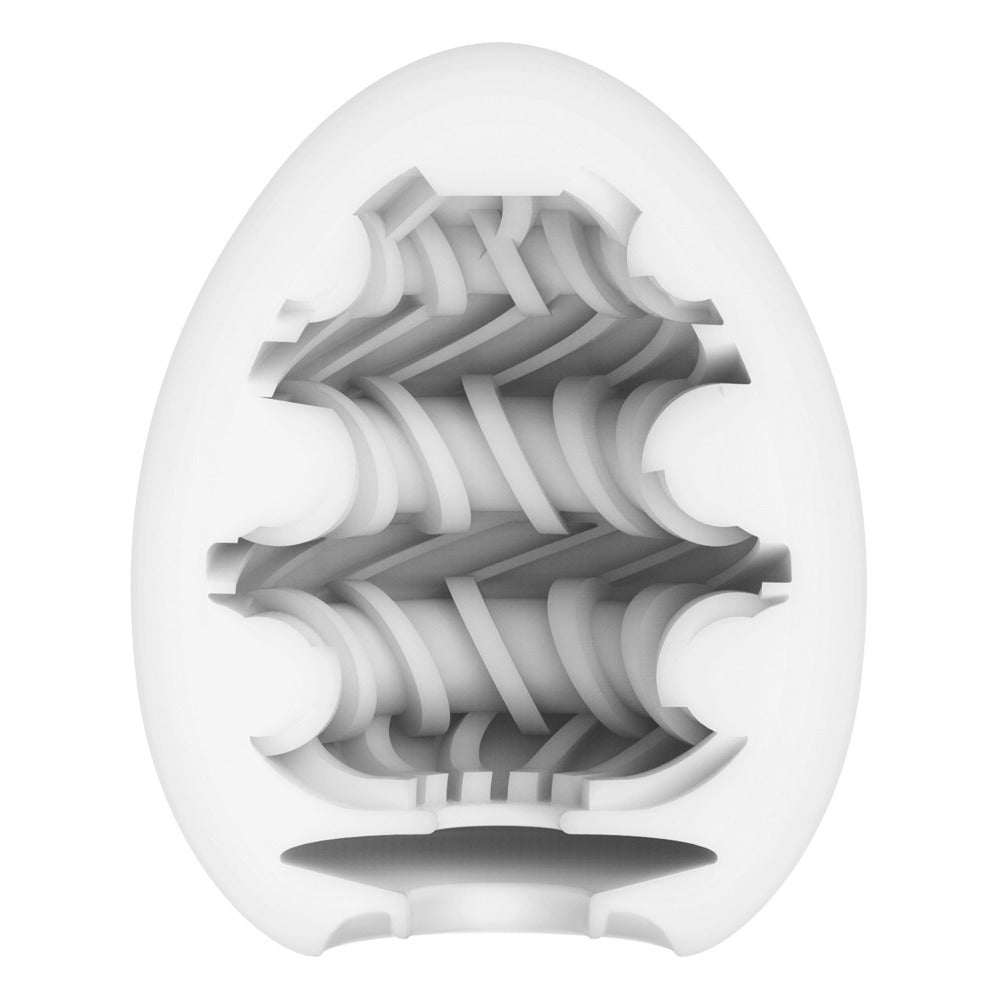 Tenga Ring Egg Masturbator|Side View|"egg detail - side view"