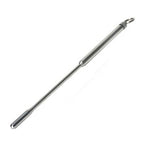 Master Series 7.5 Inch Stainless Steel Vibrating Urethral Sound|Front View|"7.5inch vibrating urethral sound steel-front view adult toys direct"|