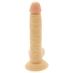 8 Inch Realistic Dong with Scrotum|Back View|"quality build - back view"