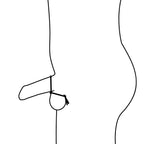 Nexus Forge Adjustable Silicone Cock And Ball Ring|Back View|"quality build - back view"