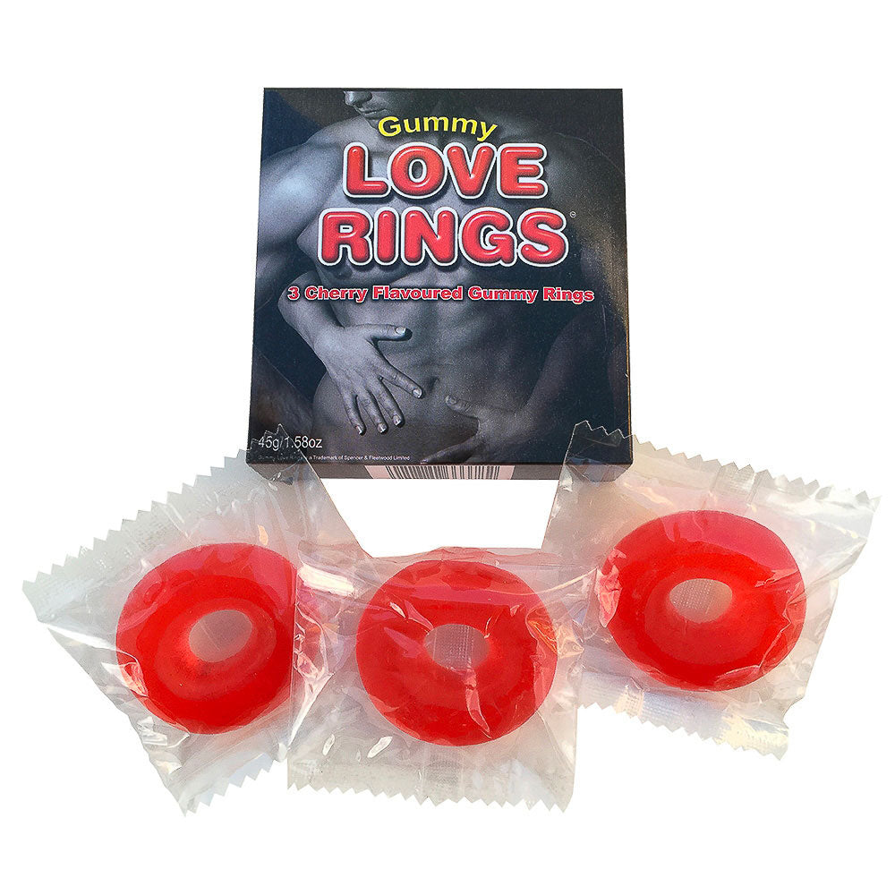 Gummy Love Rings|Front View|"gummy love rings - front view"
