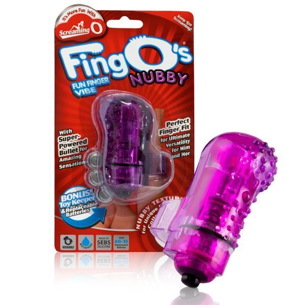 Screaming O FingO Vibrating Finger Massager | Detail | "easy controls - detail view"