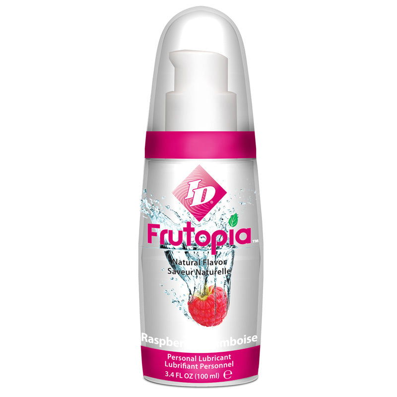 ID-Frutopia-Personal-Lubricant-Raspberry|Front-View|"raspberry-flavored-lube-front-view"