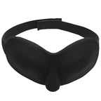 Frisky Deluxe Black Out Blindfold|Back View|"strap system-back view adult toys direct"|