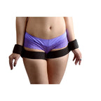 Frisky Take Me Thigh Cuffs|Back View|"cuff closure system-back view adult toys direct"|