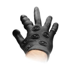 Silicone-Stimulation-Glove|Side View|"glove design-side view"