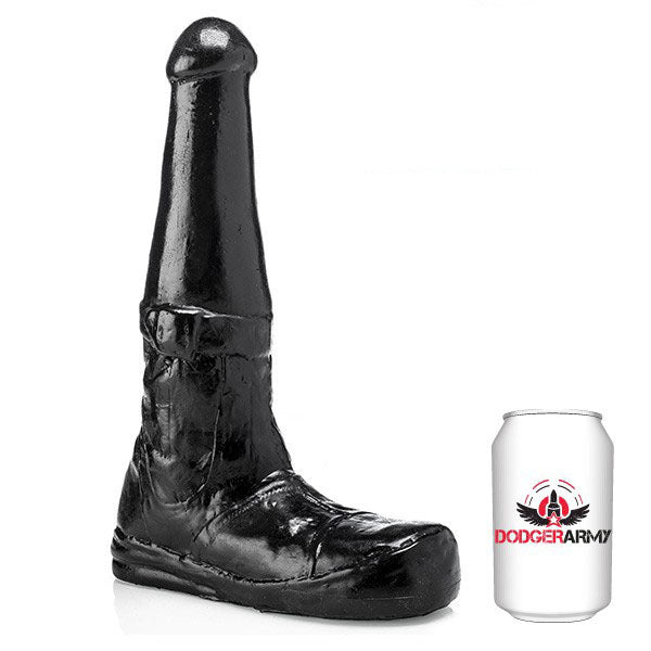 Dodger Army Boot Dildo|Side View|"army boot dildo - side view"