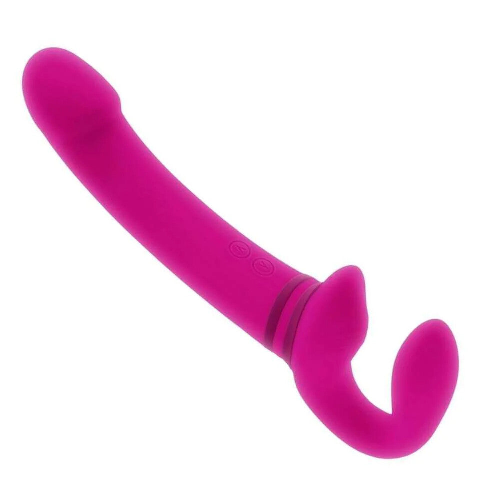 Gender X Sharing Is Caring Rechargeable Silicone Dual Vibrator|Front View|"Dual silicone vibrator - front view"