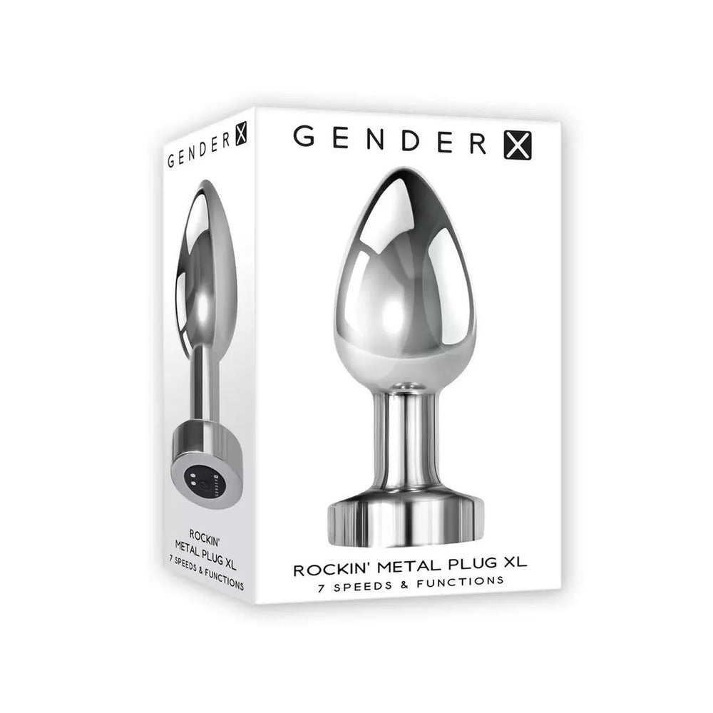 Gender X Rockin Metal Anal Plug XL|Set View|"complete xl set-set view"|
