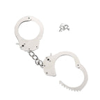 Me You Us Heavy Metal Handcuffs|Front View|"metal cuffs-front view"|